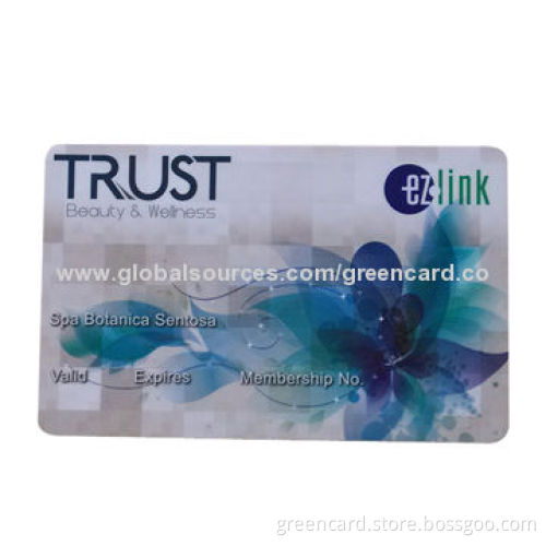 Material PVC, PET, ABS, Size 85.5*54mm (ISO CR-80 Standard) or as Your Request, Thickness 0.76mm